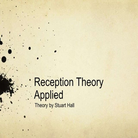 Reception theory 