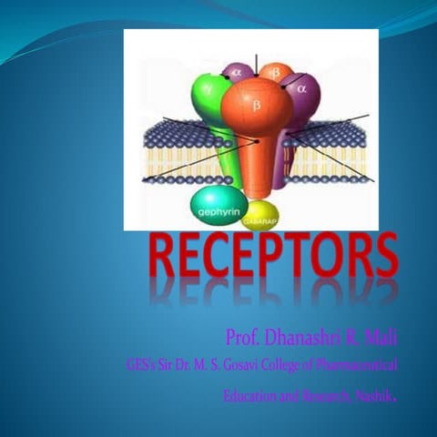 Receptor - D. R. Mali | PPTX