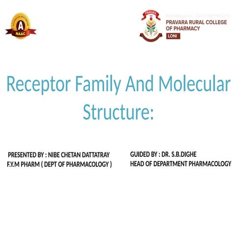 Receptor Classification and Structure.pptx