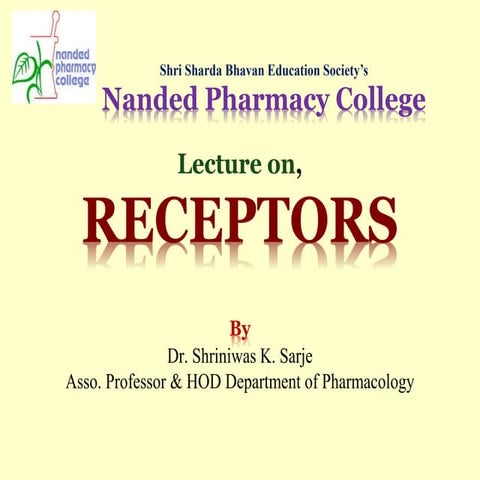 Receptor theory for lecture .ppt