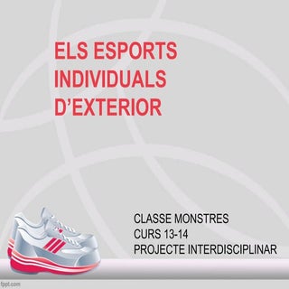 Recerca informació ESPORTS INDIVIDUALS