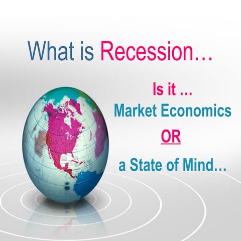 WHAT IS RECESSION - A SMALL UNDERSTANDING / MEANING 