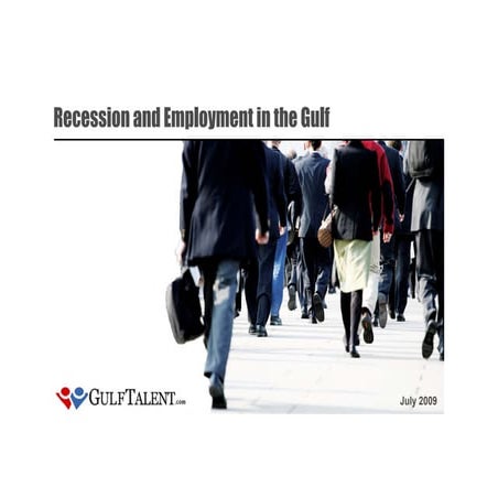 Recession And Employment In The Gulf (BAYT.COM &amp; YOUGOV SERVEY REPORT)