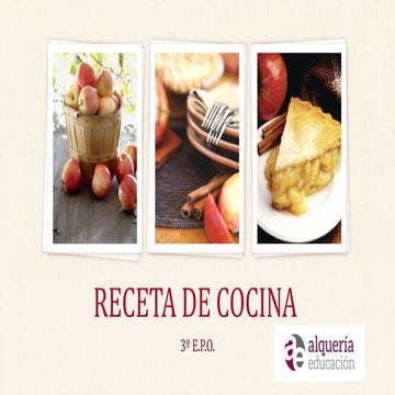 Guía para redactar receta cocina | PPT