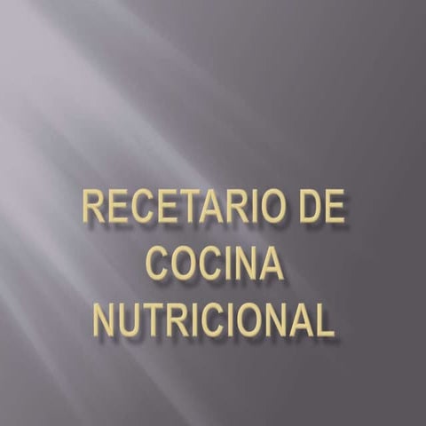 Recetas