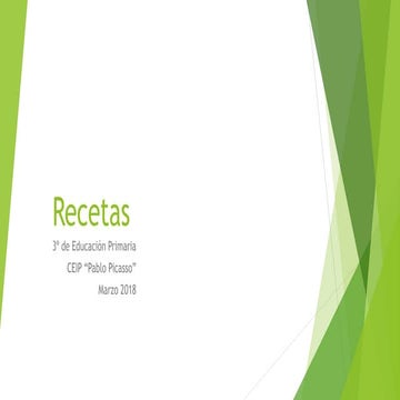 Recetas