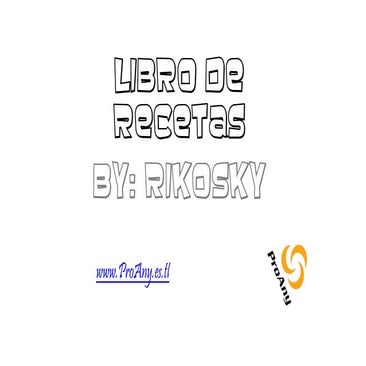 Libro de recetas - (By Rikosky) - V. Alpha 0.7