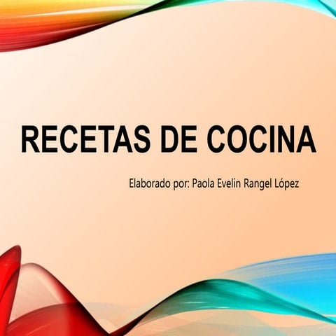 Recetas de cocina