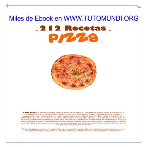 Recetas de pizzas