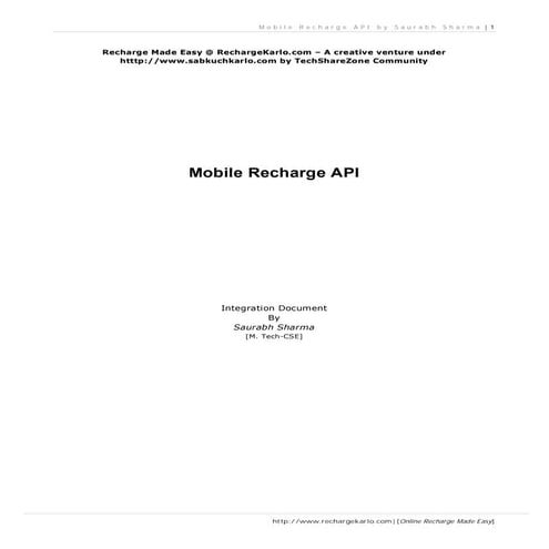 Recharge api by_saurabh_sharma