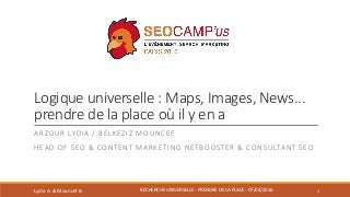 Recherche Universelle Google 2016