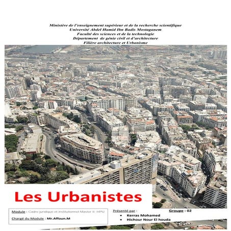 les urbanistes