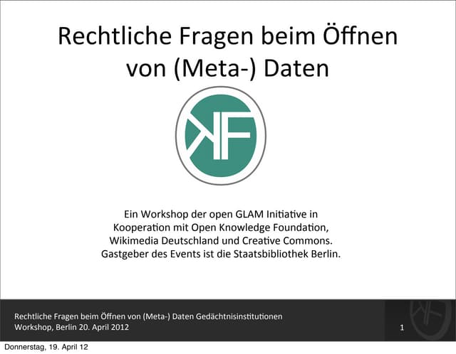 Daniel Dietrich openGLAM workshop 2...