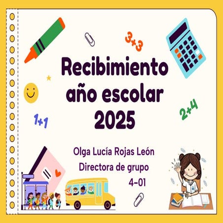 Inducción primer dia de clases Enero 2025 | PDF