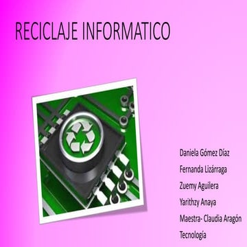 Reciclaje informatico