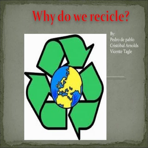 Reciclaje ingles