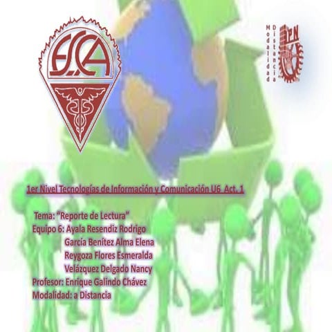 Reciclaje  y aprovechamiento de basura t.f.