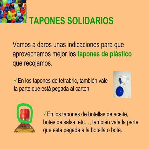 RECICLANDO TAPONES
