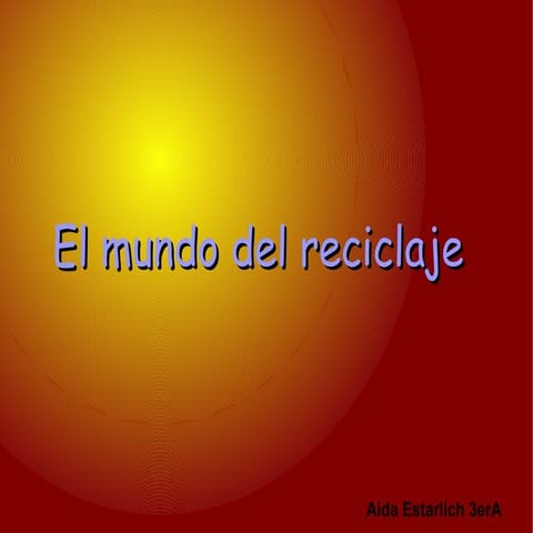 Reciclatge aida estarlich