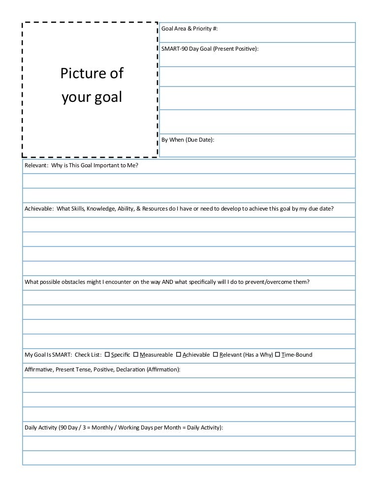 goal setting to activity plan recipe form recipe form