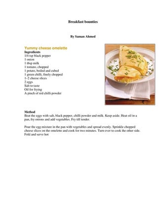 Recipe collection 57