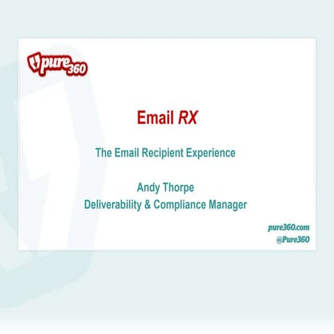 The email recipient experience