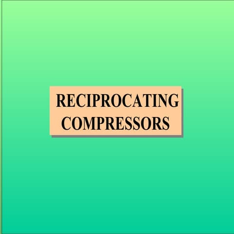 Reciprocating compressor