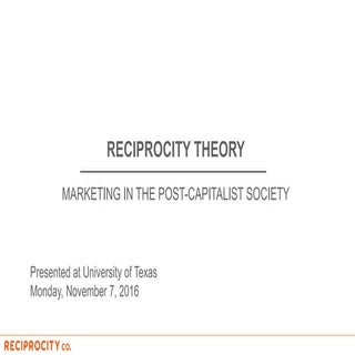Reciprocity theory 110716f