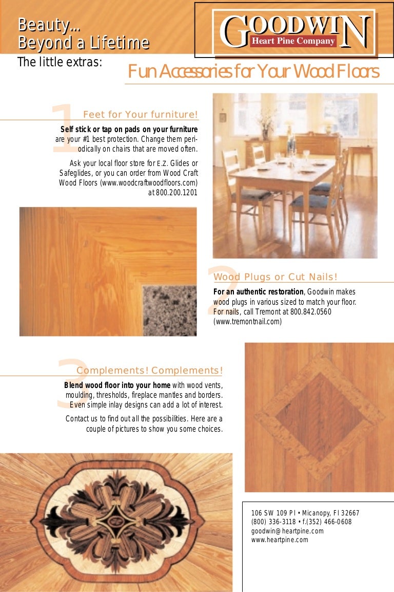 Goodwin Heart Pine Price Guide 2