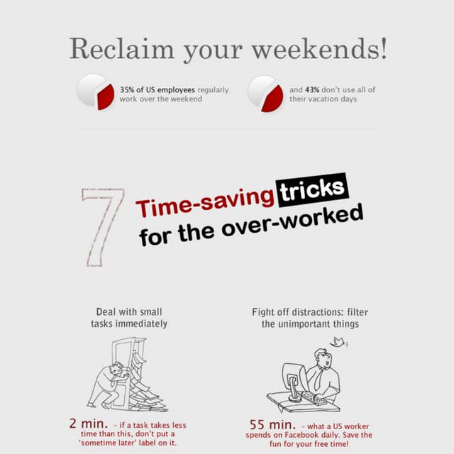 Reclaim your weekends