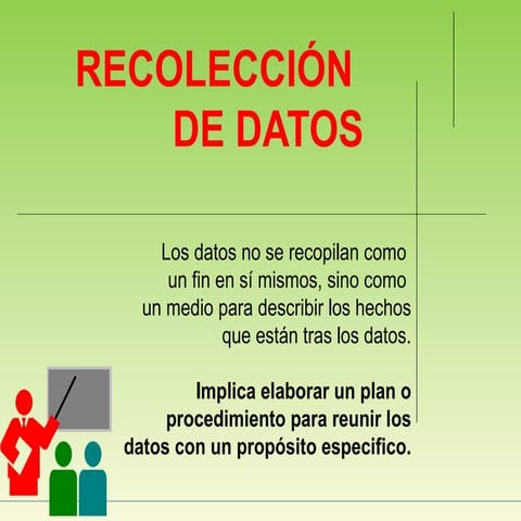 BIOESTADISTICA QUE ES, RECOLECCIÓN DE DATOS. | PPTX