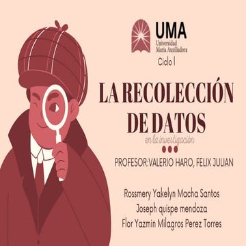 La recolección de datos en una investigación