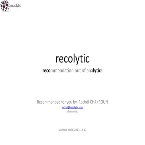 Recolytic