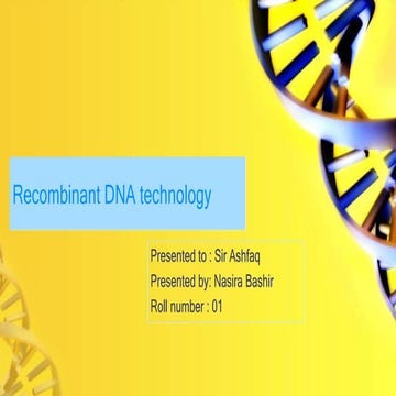 Recombinent DNA 