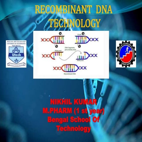 Recombinant dna technology