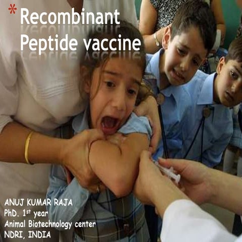 Recombinant peptide vaccine