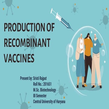Recombinant vaccines