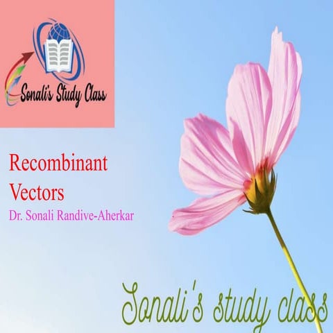 Recombinant vectors.pptx