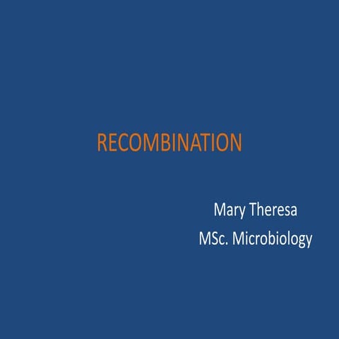 Recombination
