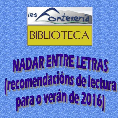 Recomendacións vacacións de verán