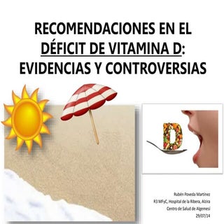 Recomendaciones calcio y vitamina d
