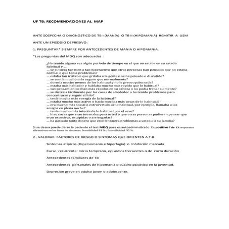 Detección del Trastorno Bipolar en AP. Test MDQ