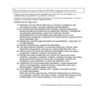 Recomendaciones para el desarrollo ...