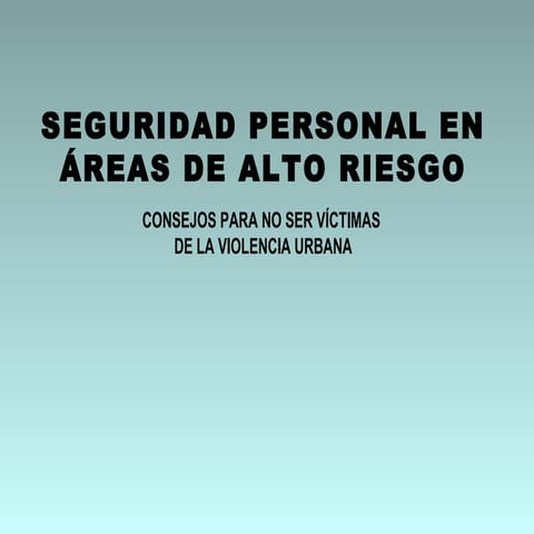 Como prevenir el delito | PPTX