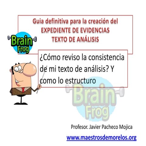 Recomendaciones y elementos para texto del analisis de las evidedenciasguia d...