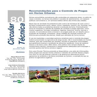 Recomendações para o controle de pr...