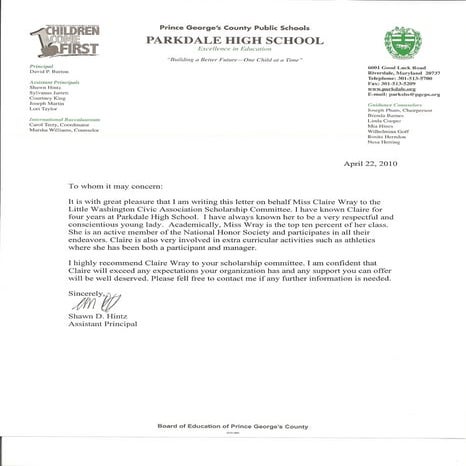 Recomendation letter 3