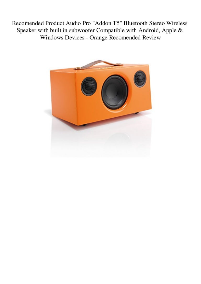 audio pro orange