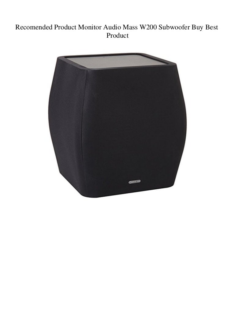 mass w200 subwoofer
