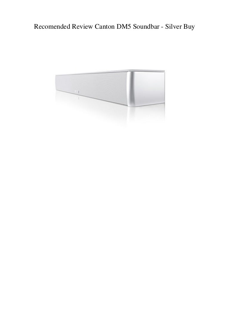 canton dm5 soundbar